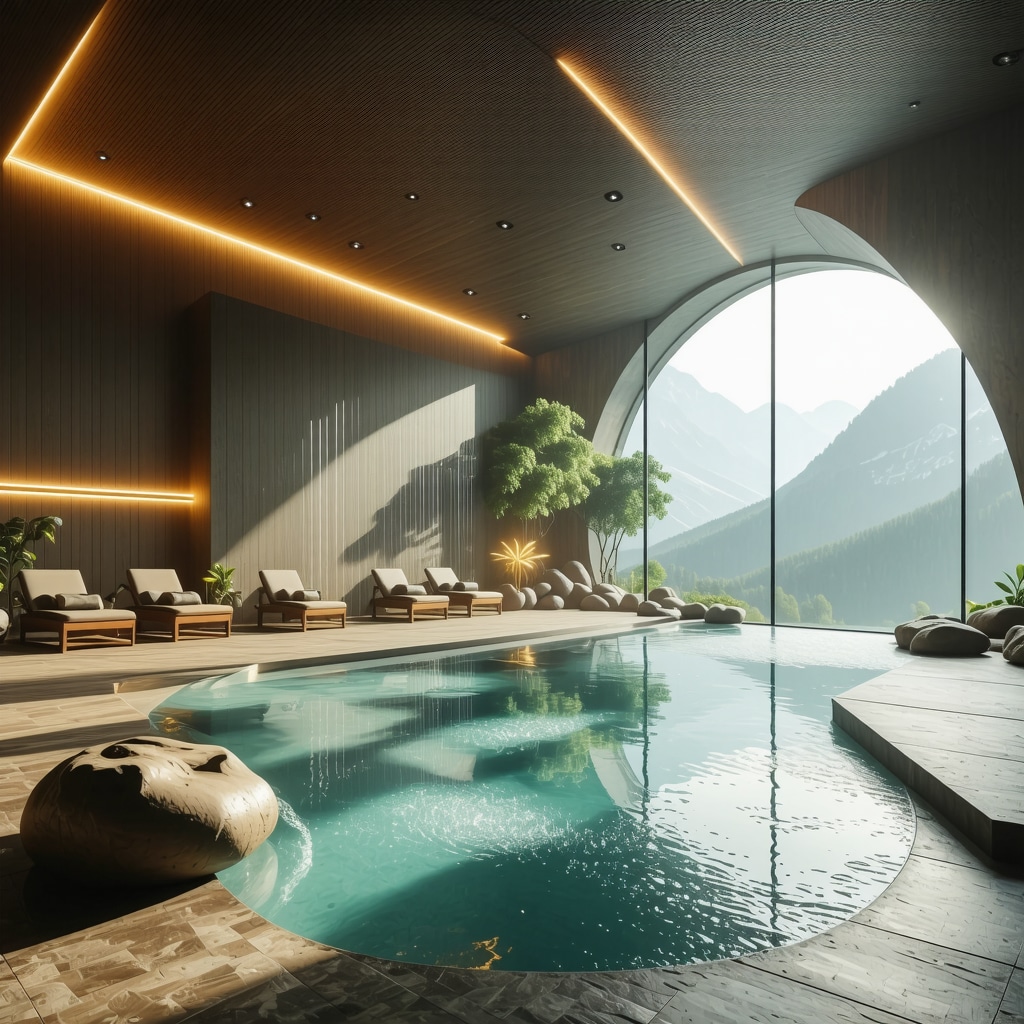 Modern wellness center in Zlatibor with digital health technology and natural thermal springs