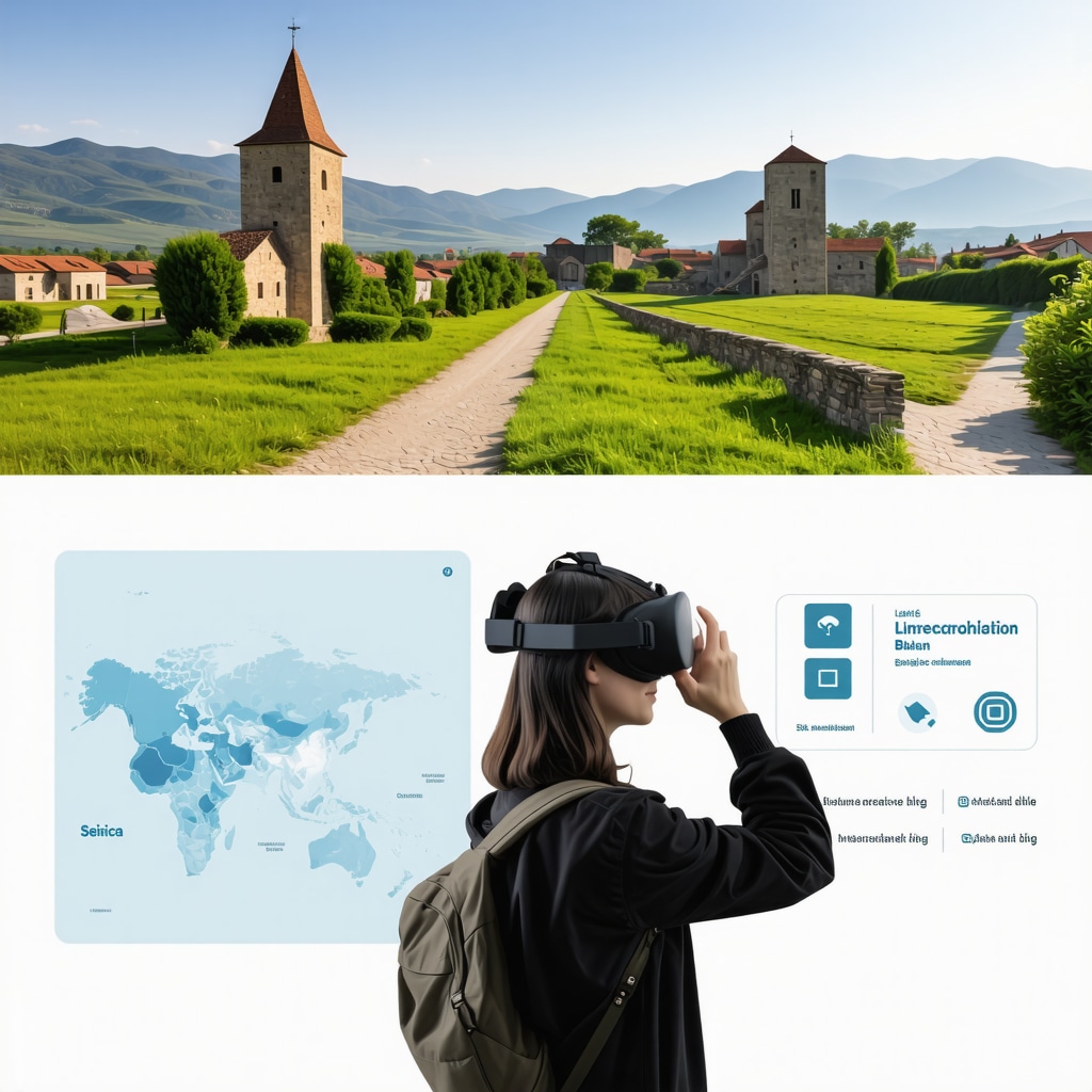 Mladostnik z VR očali raziskuje kulturno dediščino Sjenice v digitalnem okolju