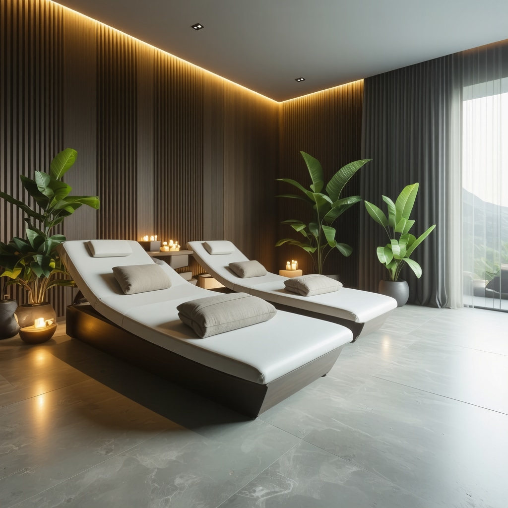Advanced wellness technologies including biometric sensors and VR in a spa environment in Sokobanja