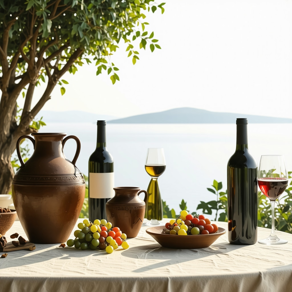 Vinska degustacija v Halkidikiju z amforami in lokalnimi vini na mediteranski pokrajini