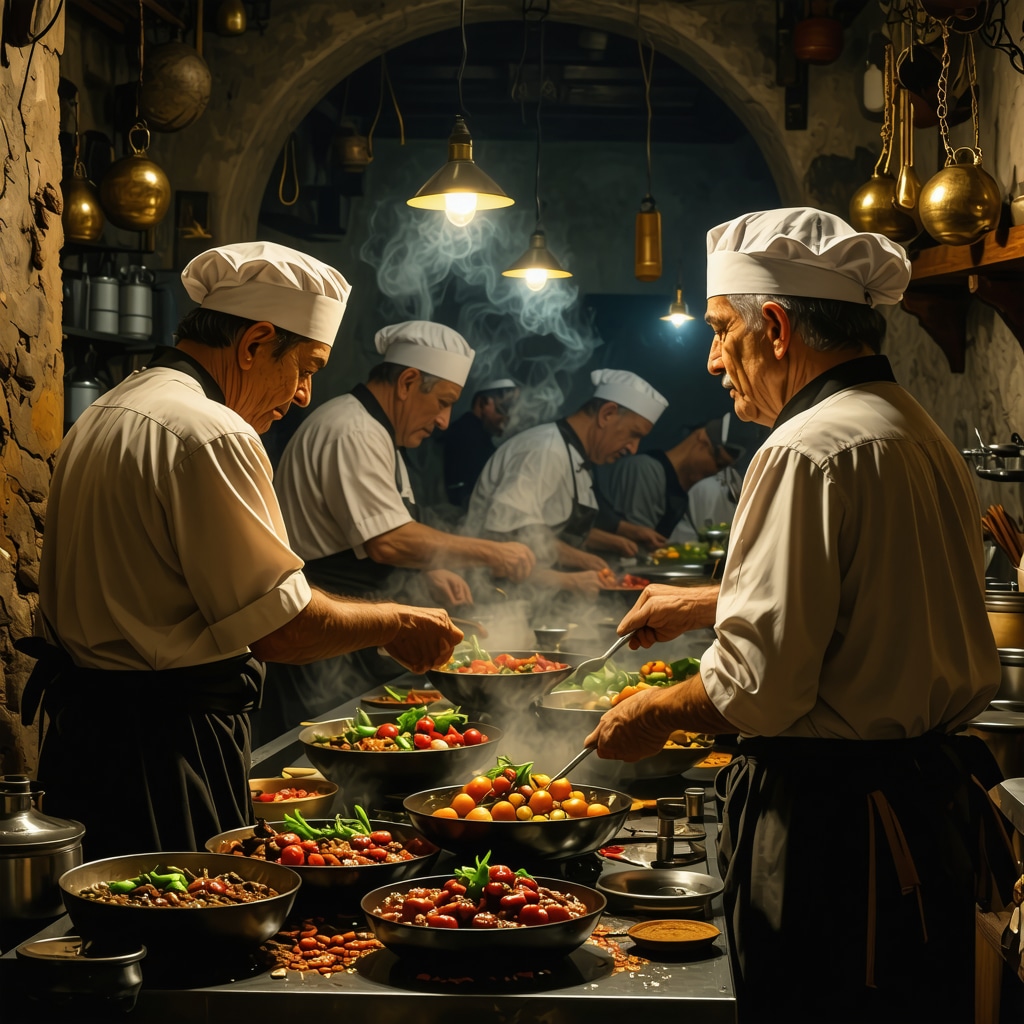Local chefs preparing authentic Balkan dishes with fresh seasonal ingredients in Kumanovo