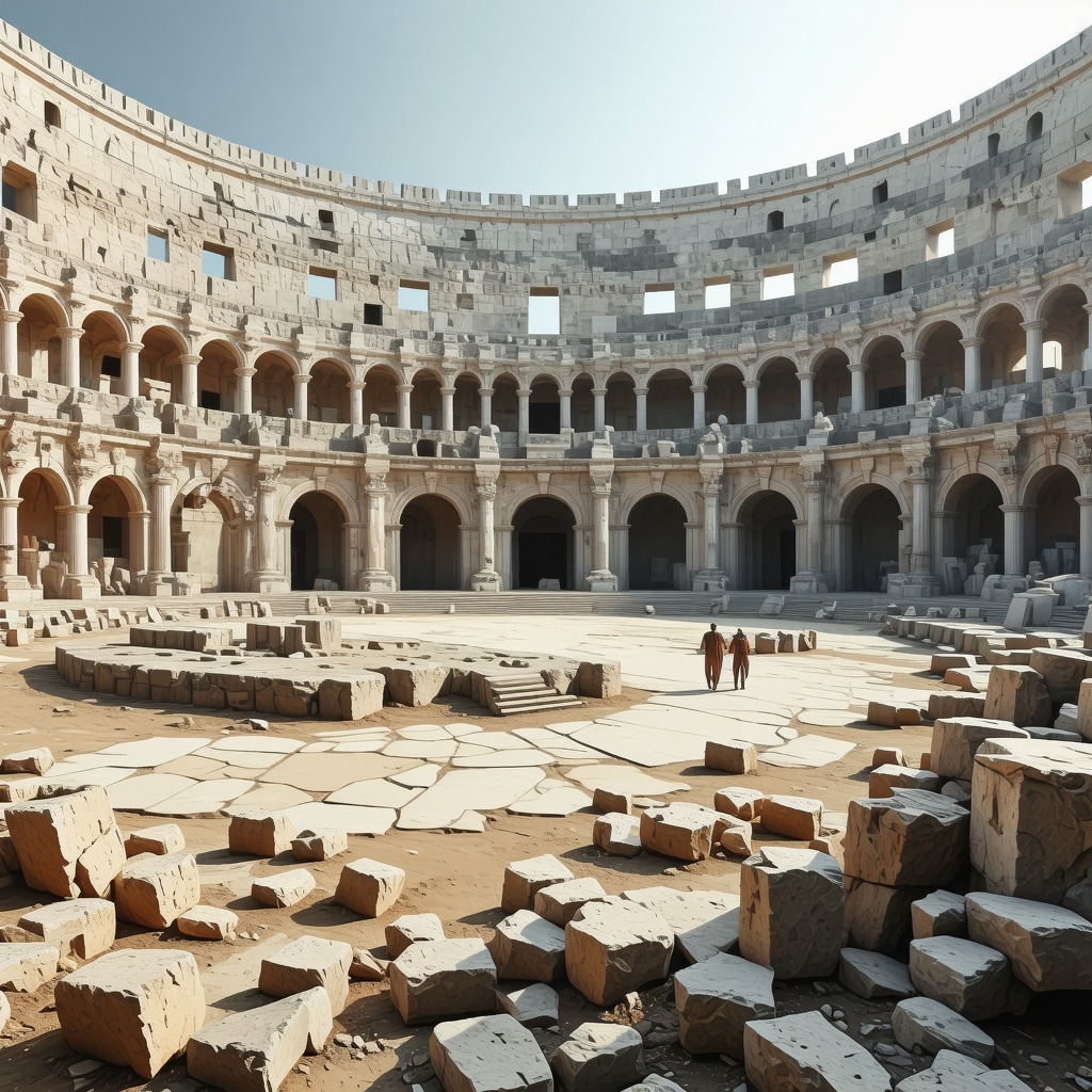 3D digital model of Pula's Roman amphitheater combined with geophysical data and virtual reality exploration scene