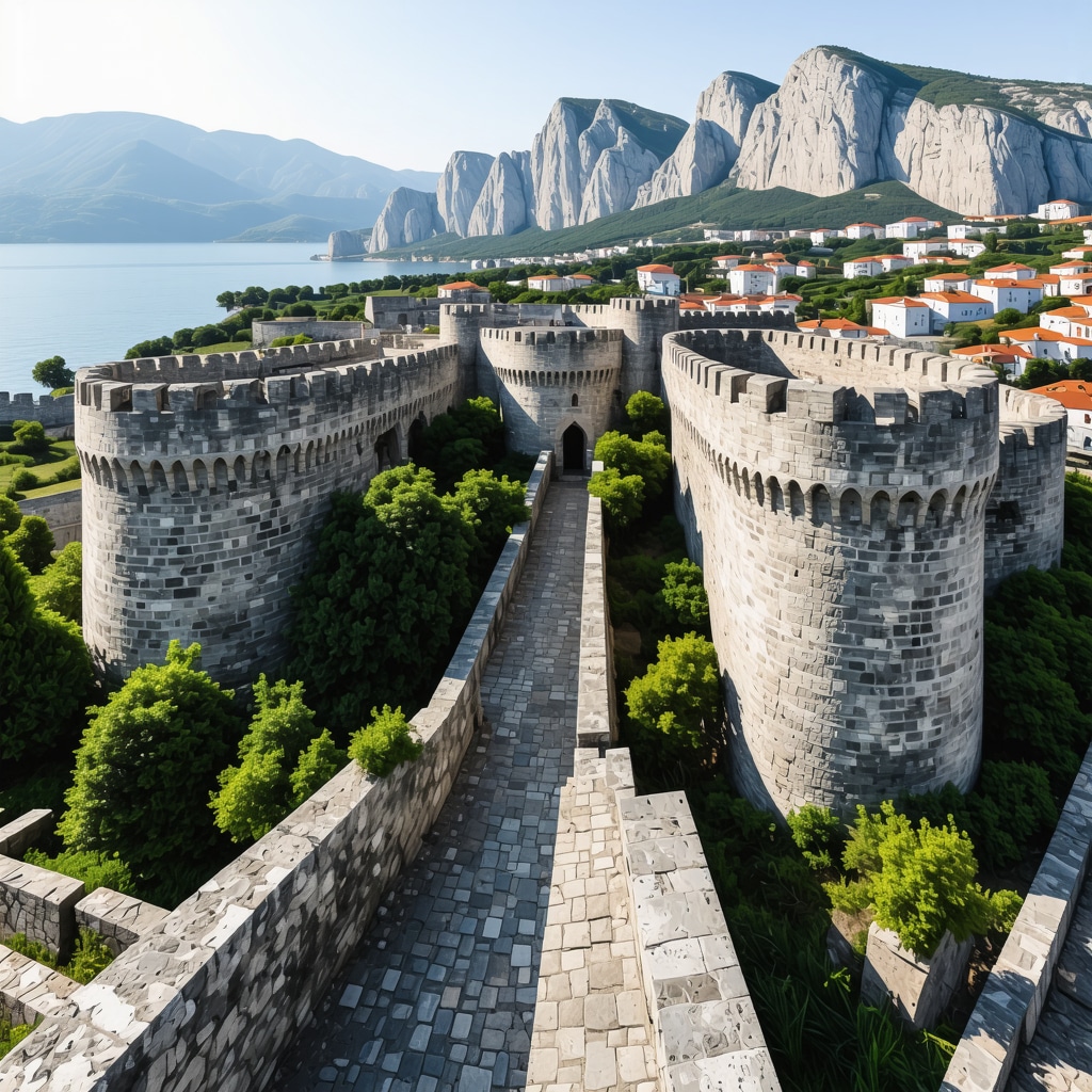 3D digital model of Omiš's medieval fortifications with virtual reality interface