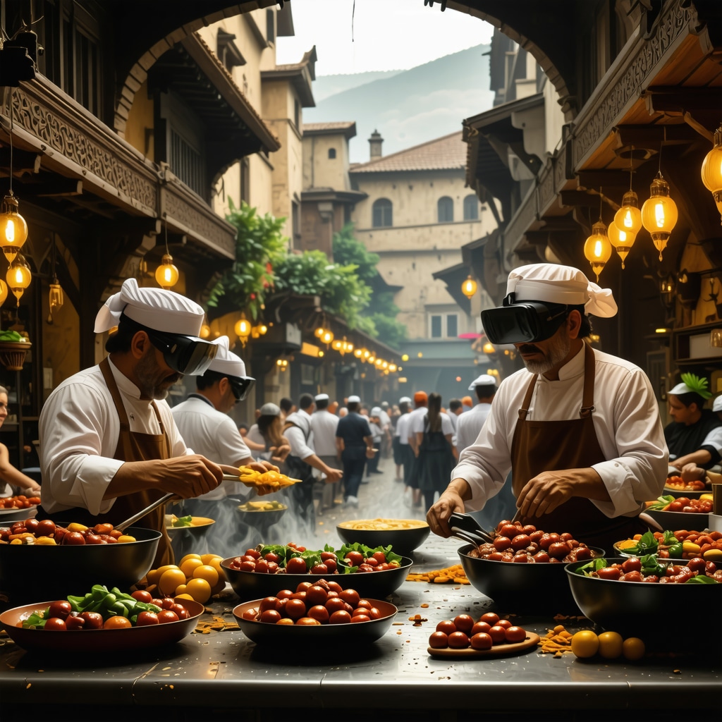 Traditional Ottoman architecture and modern digital culinary experiences in Bursa's food district