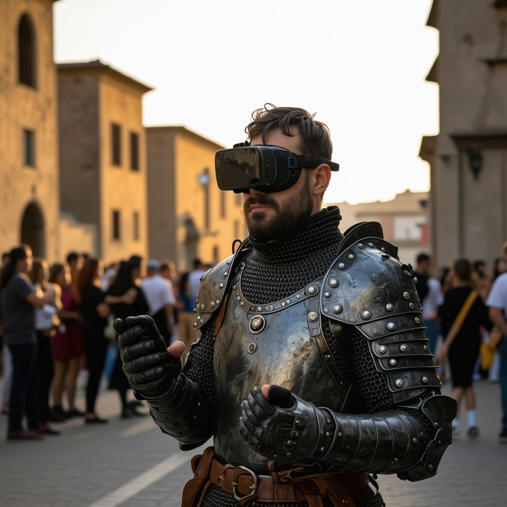 Festival in Smederevo combining medieval reenactments and augmented reality interactive exhibits