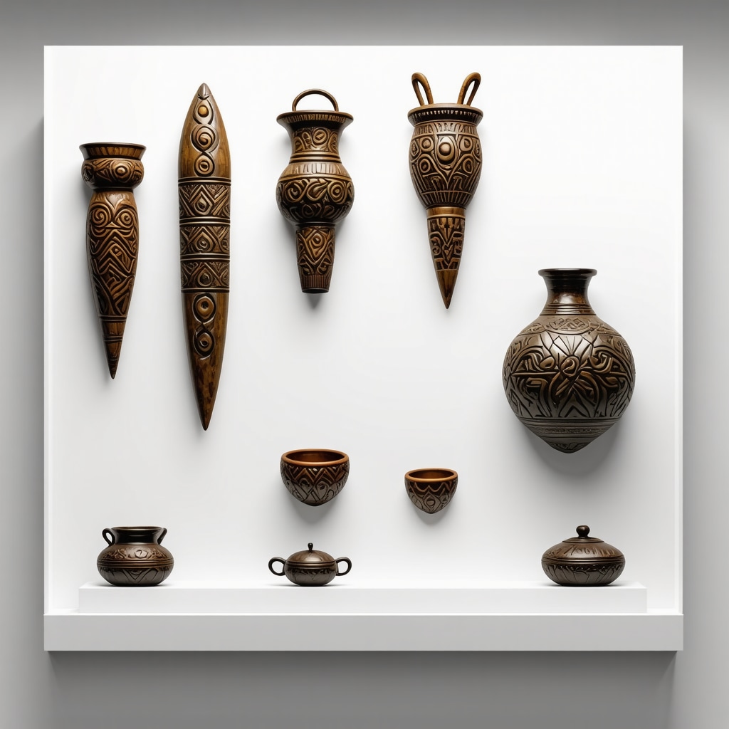 Interactive digital museum display of traditional Bulgarian crafts from Gabrovo