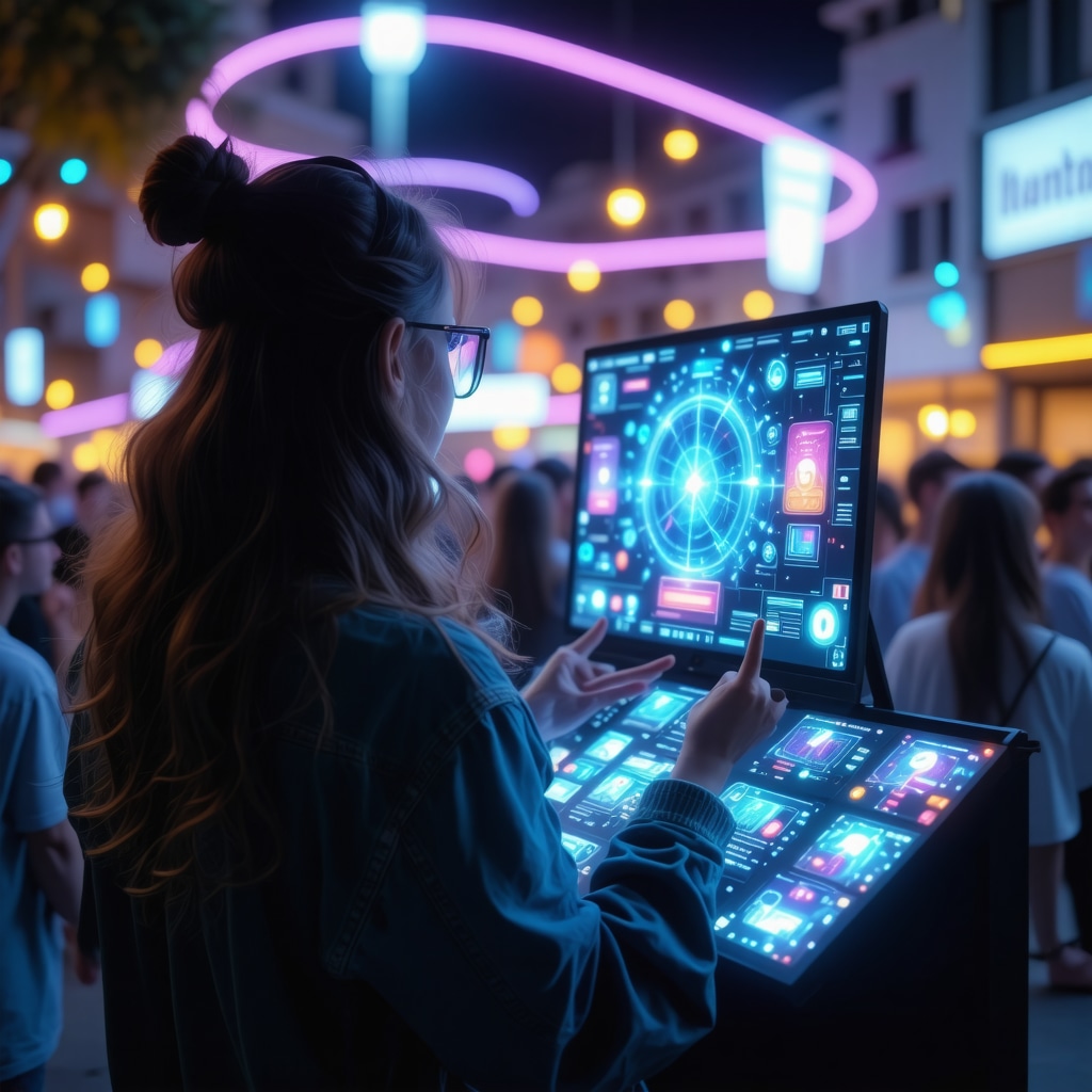 Festival in Constanța featuring advanced security systems, interactive AR platforms, and sustainable practices