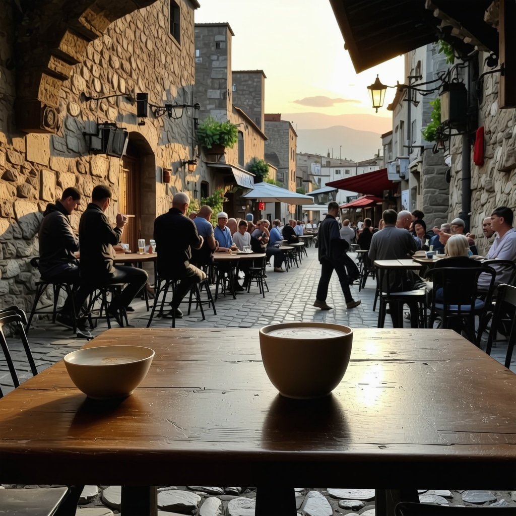 Hidden café in Mostar with traditional Bosnian coffee and locals
