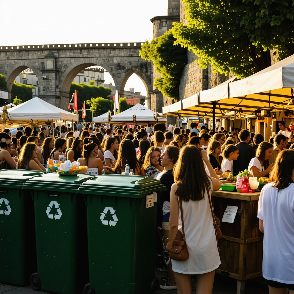 Mostar 2024 festival with interdisciplinary art installations and sustainable practices near Old Bridge