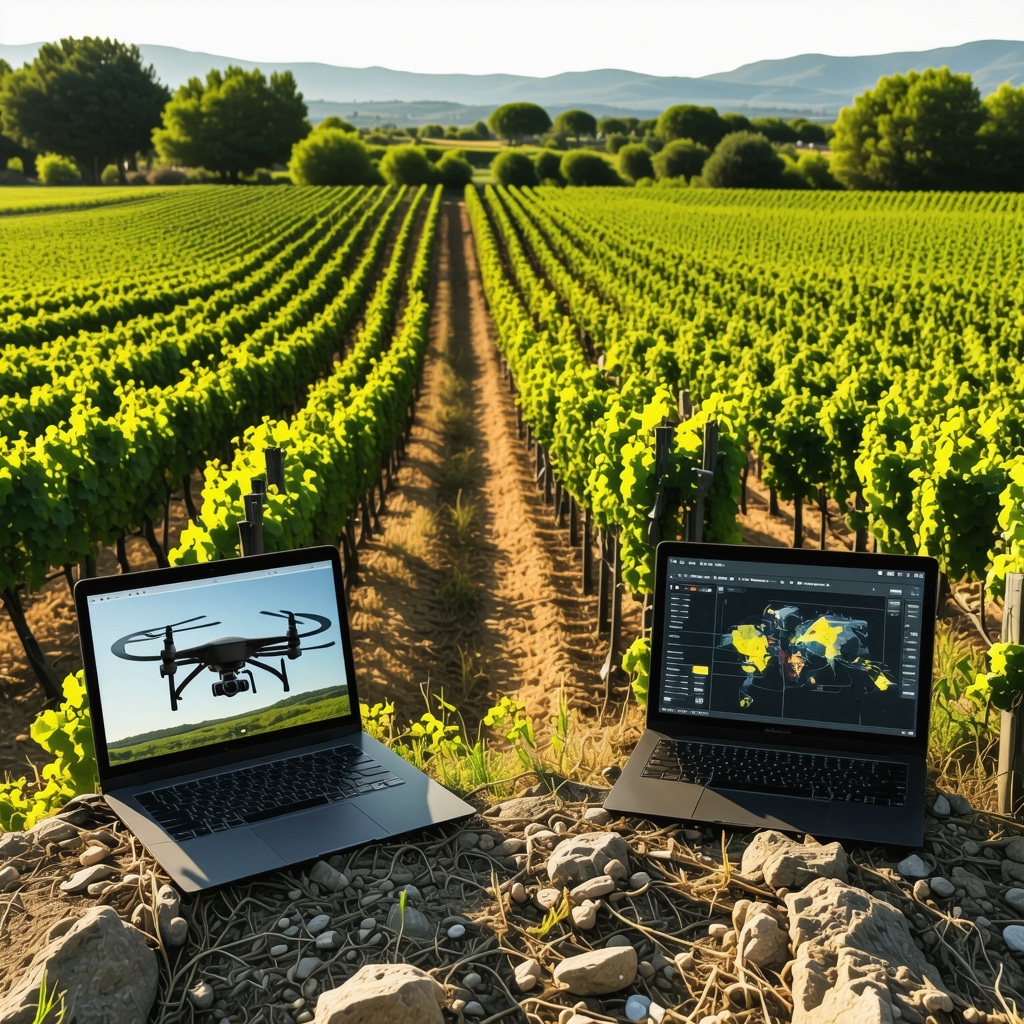 Vinsko-gurmanski vinograd z uporabo digitalnih tehnologij in tradicionalnih praks v Halkidikiju