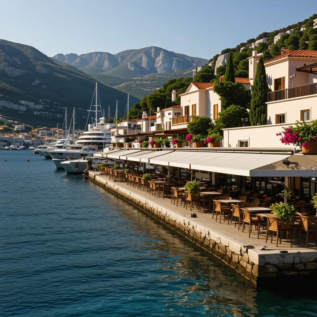 Tivat: Pomorski športi in luksuzne restavracije na Jadranu
