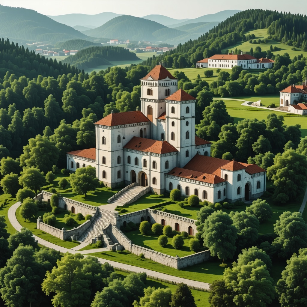 Digital 3D model of Cetinje Palace for virtual tour