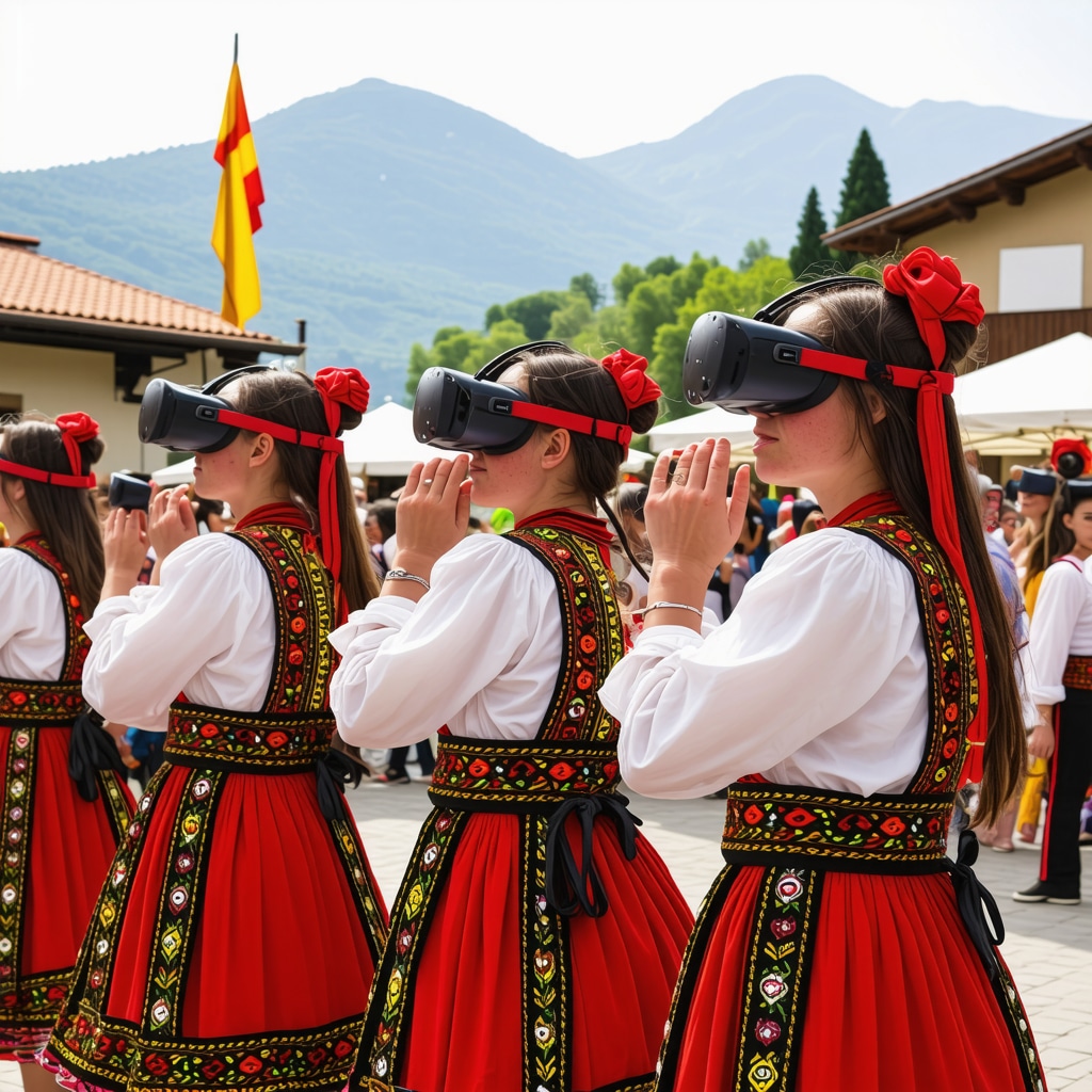Festival v Beranu s tradicionalno glasbo, plesom in uporabo VR tehnologije v publiki