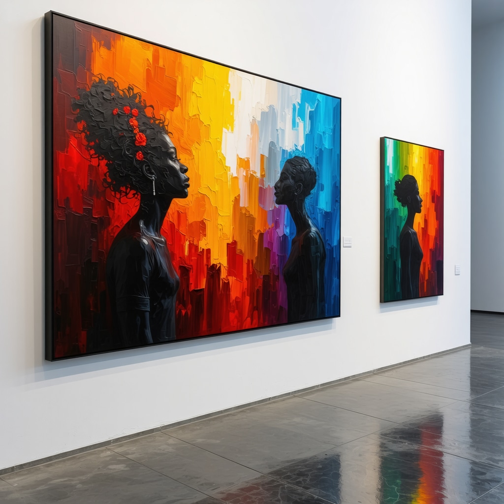 Modern multimedia art exhibition in Prizren highlighting international cultural exchange