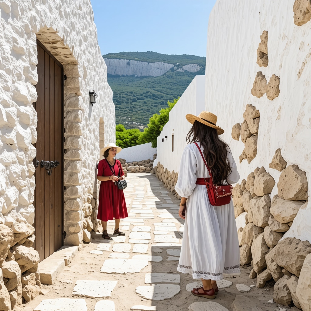 Local guide exploring hidden paths and secret spots on Rhodes island