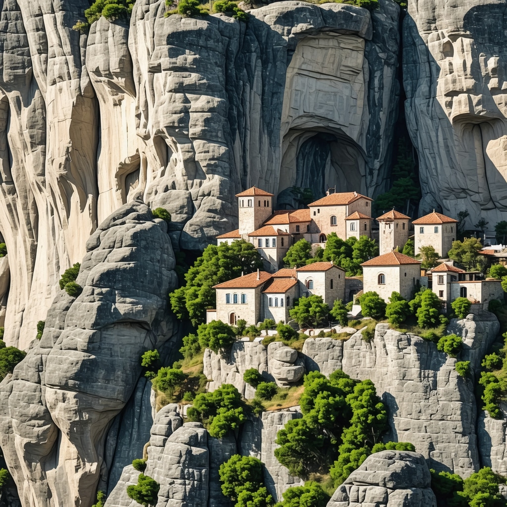 Meteora: Razgledne točke, cerkve in legende na najvišjih skalnih pečinah