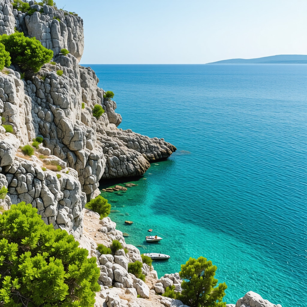 Razgled na Zlatni Pjasci z edinstvenimi naravnimi oblikami in kristalno čisto vodo