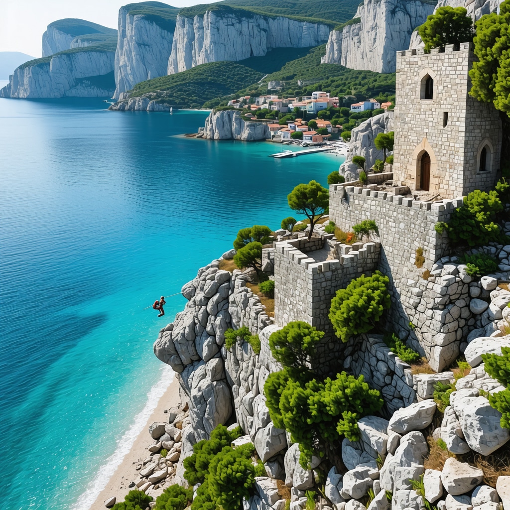 Omiš: Adrenalinske aktivnosti, očarljive plaže in zgodovinske znamenitosti