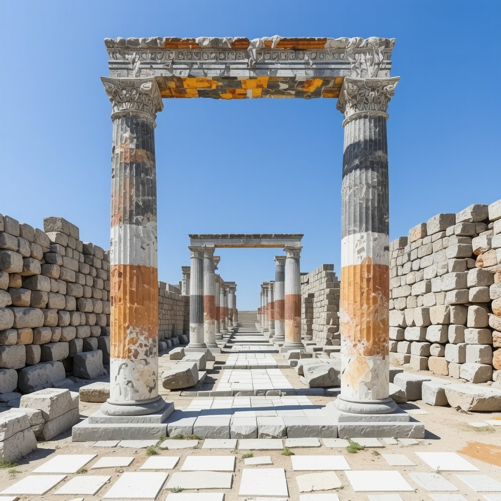 Archaeological site of Stobi showcasing mosaics and ruins