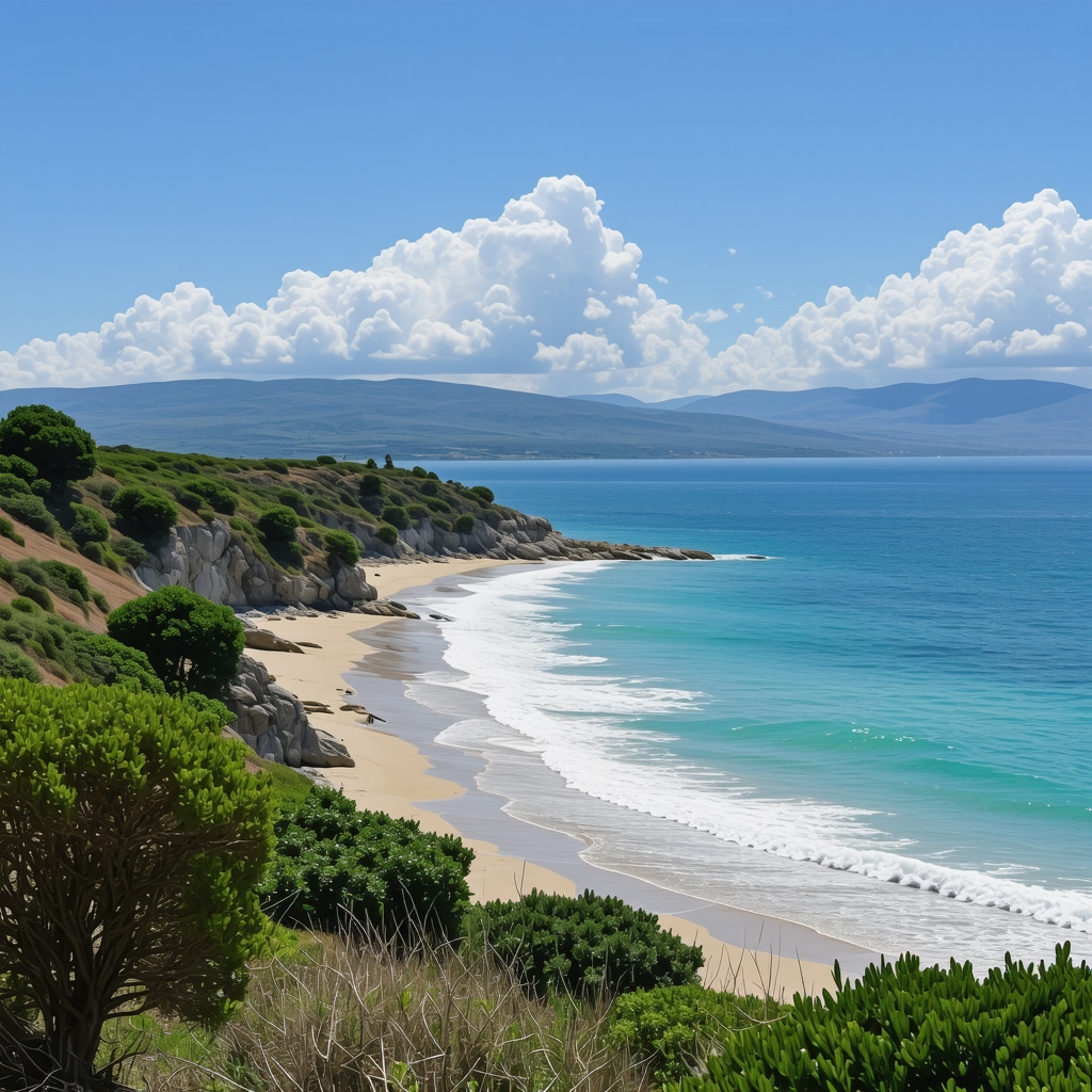 Ulcinj's natural reserves and beaches with vibrant scenery