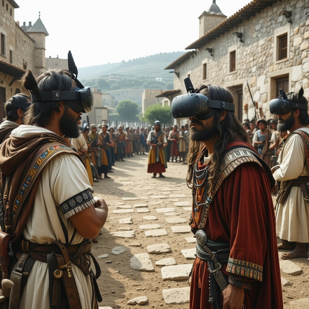 Virtual reality simulation of traditional Rodos ritual showcasing cultural heritage