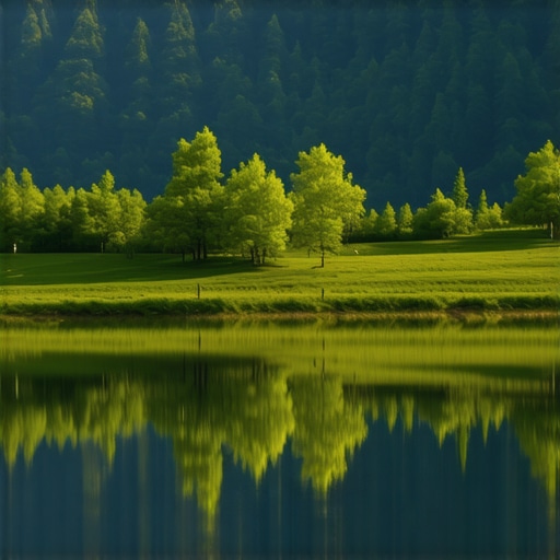 A peaceful Bosnian landscape emphasizing conservation