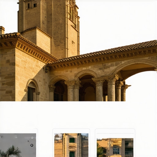 Illustration of digital devices displaying virtual cultural heritage tours and 3D models.