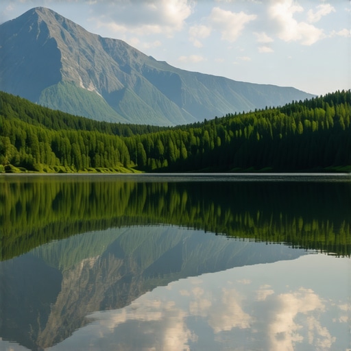 Panoramic view of Kosovo's mountains and lakes