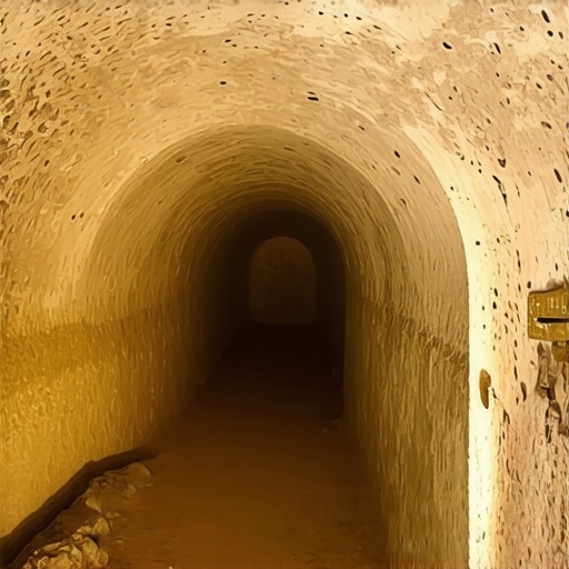 Underground chamber with artifacts in Solun