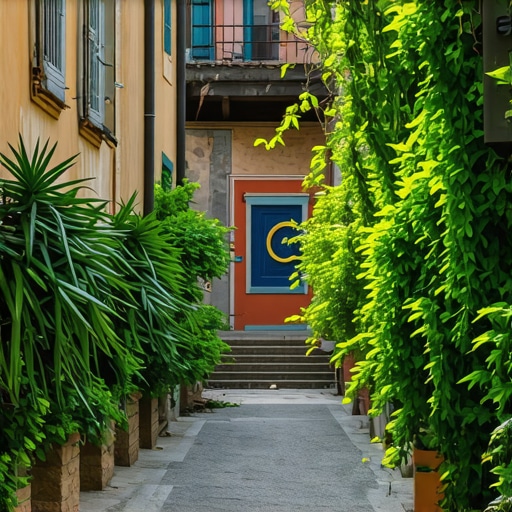 Scenic view of Thessaloniki's lesser-known areas with traditional buildings and nature