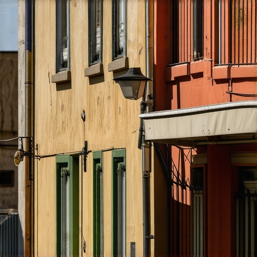 Colorful street scene in Kumanovo during cultural celebrations