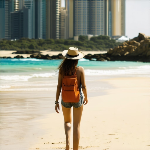 Traveler exploring secret beaches and festivals in 2024