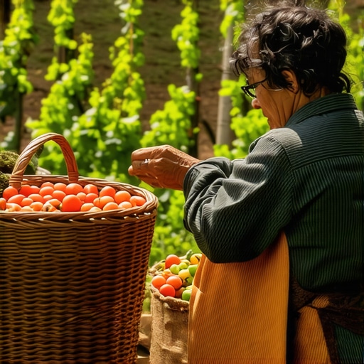 Vineyard harvest in Tikveš with local farmers and scenic landscape.