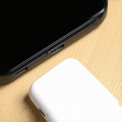 Popotnik uporablja digitalni planer in power bank med raziskovanjem Balkana