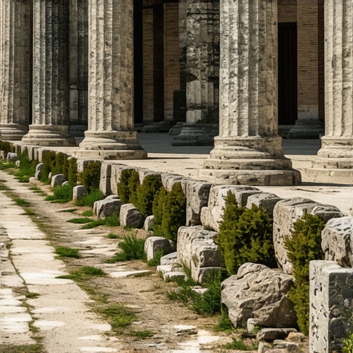 Scenic view of lesser-known Balkan ruins and natural landscapes with local charm